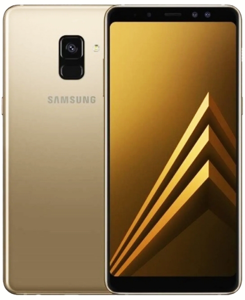 Samsung, Galaxy A8 (2018) Dual Sim, 32 GB, Gold Image