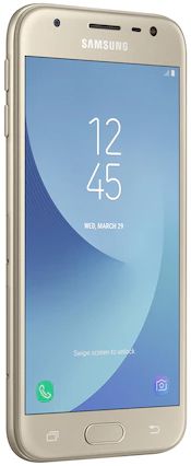 Telefon mobil Samsung Galaxy J3 Pro Dual Sim (2017), Gold, 16 GB,  Bun