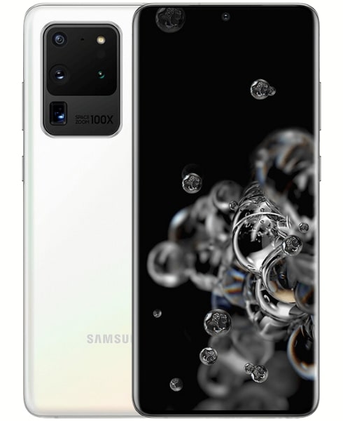 Samsung, Galaxy S20 Ultra 5G Dual Sim, Cloud White Image