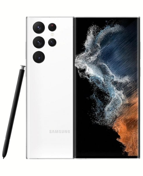 Samsung, Galaxy S22 Ultra 5G Dual Sim, 512 GB, Phantom White Image
