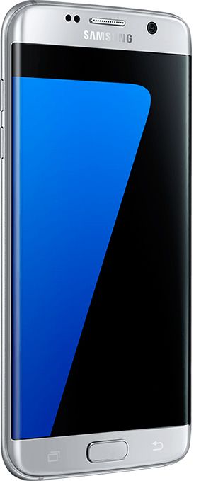 Telefon mobil Samsung Galaxy S7 Edge, Silver Titanium, 32 GB,  Excelent