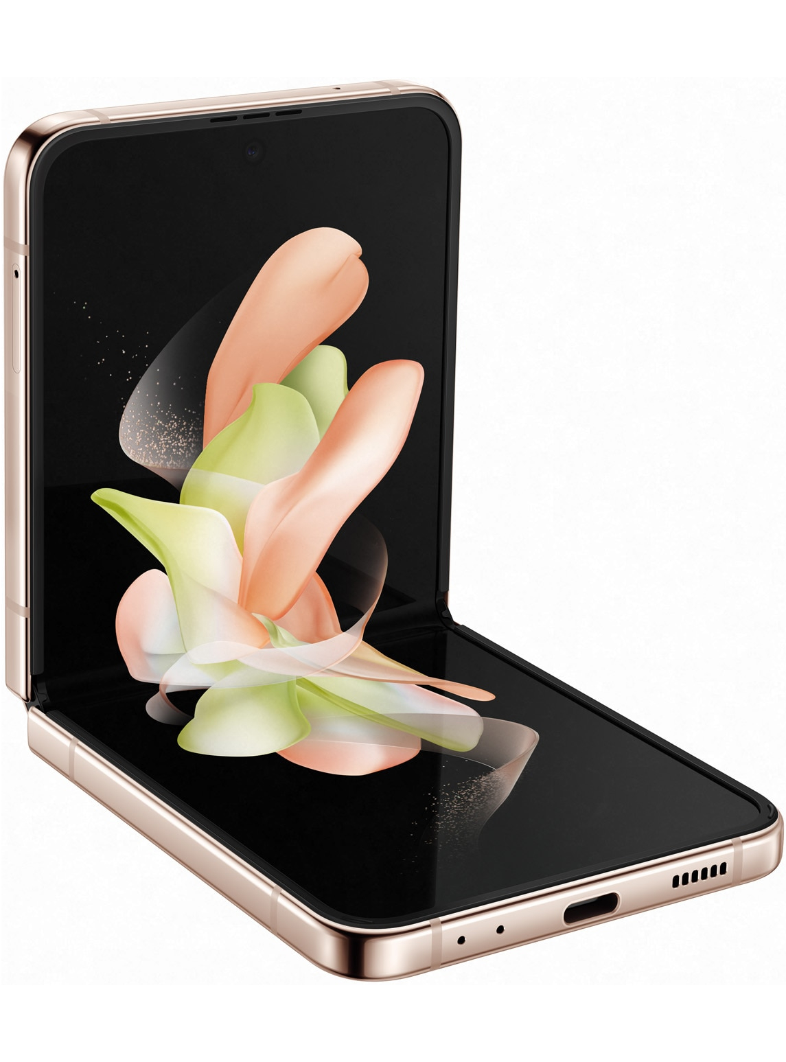 Samsung Galaxy Z Flip4 5G, Pink Gold, 128 GB, Bun