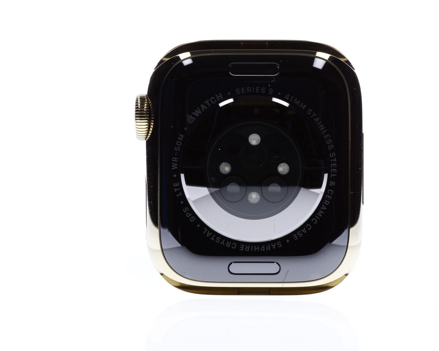 Apple Watch Series 9 2023, GPS + Cellular, Stainless Steel 41mm Gold - Excelent