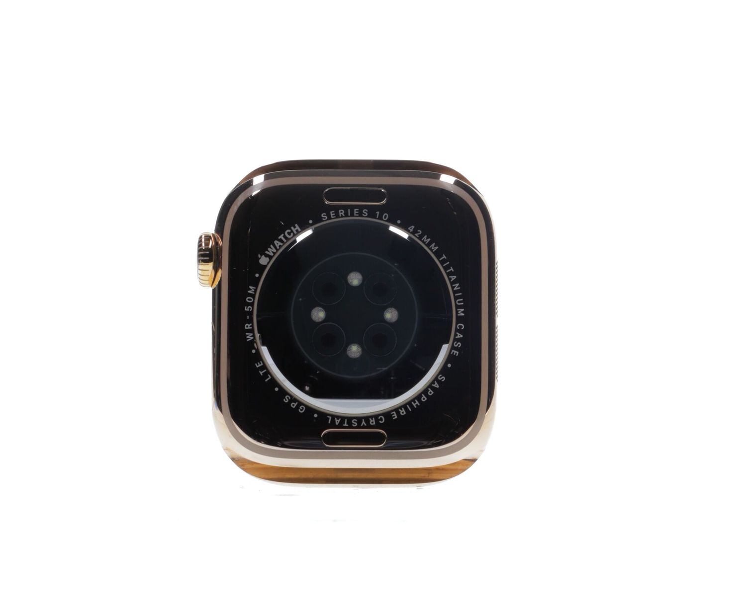 Apple Watch Series 10 2024, GPS + Cellular, Titanium 42mm Gold - Foarte bun