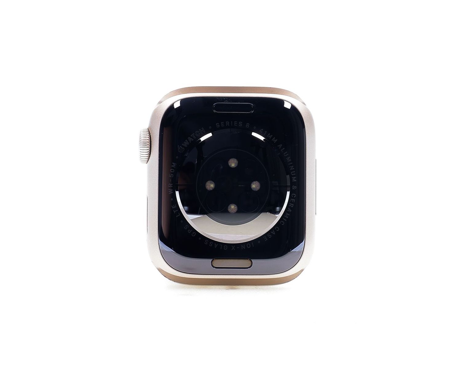 Apple Watch Series 8 2022, GPS + Cellular, Aluminium 41mm Starlight - Újszerű