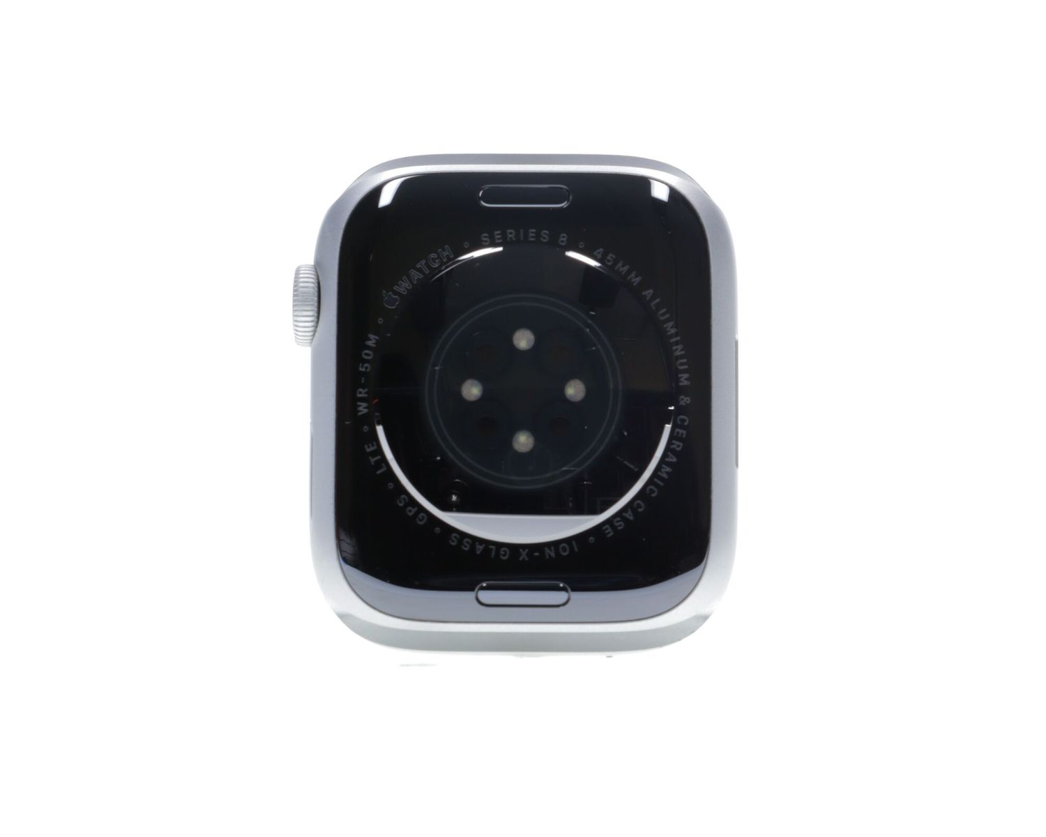 Apple Watch Series 8 2022, GPS + Cellular, Aluminium 45mm Silver - Újszerű