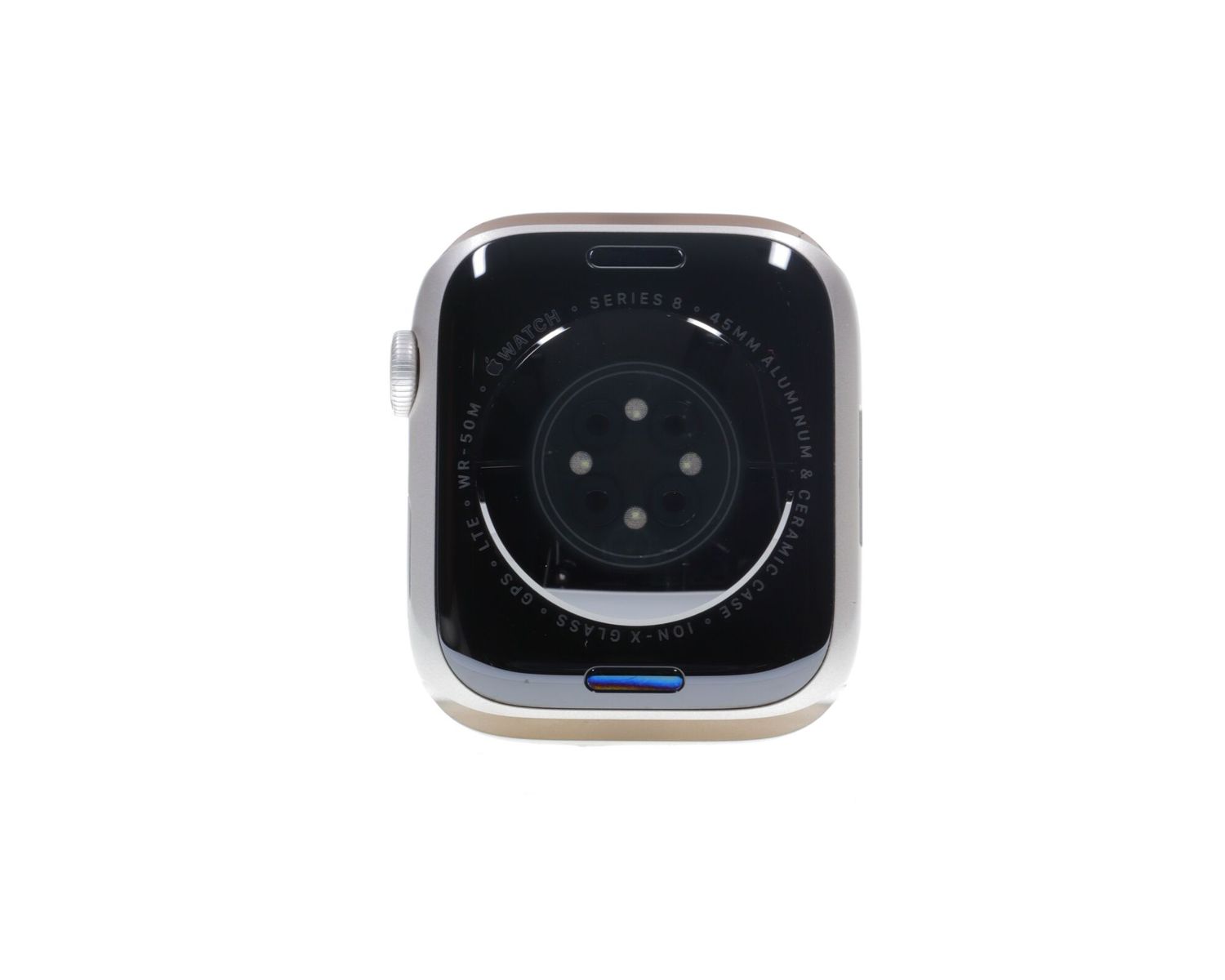 Apple Watch Series 8 2022, GPS + Cellular, Aluminium 45mm Starlight - Kiváló