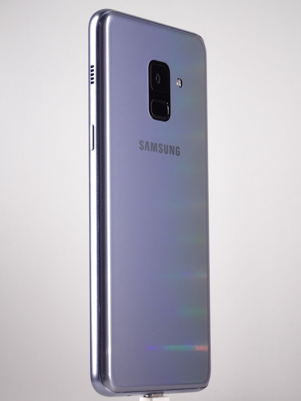 Мобилен телефон Samsung, Galaxy A8 (2018) Dual Sim, 64 GB, Orchid Gray,  Като нов