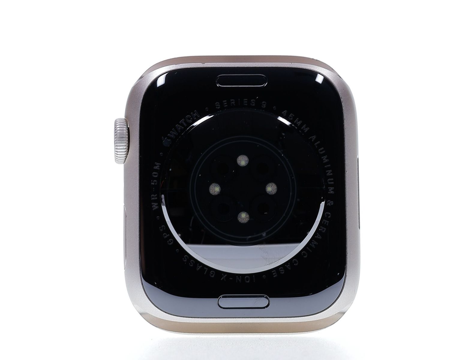 Apple Watch Series 9 2023, GPS, Aluminium 45mm Starlight - Foarte bun