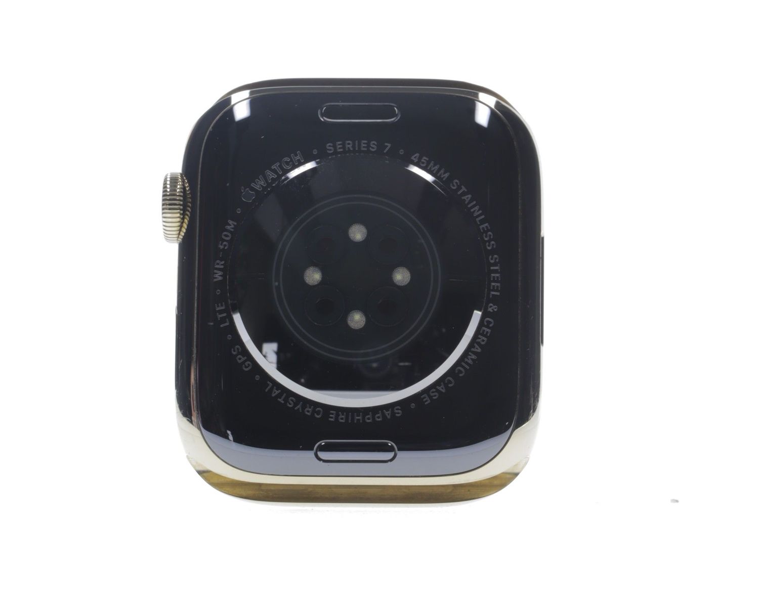 Apple Watch Series 7 2021, GPS + Cellular, Stainless Steel 45mm Gold - Εξαιρετικό