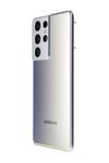 Мобилен телефон Samsung Galaxy S21 Ultra 5G Dual Sim, Silver, 256 GB, Foarte Bun