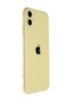Мобилен телефон Apple iPhone 11, Yellow, 128 GB, Excelent