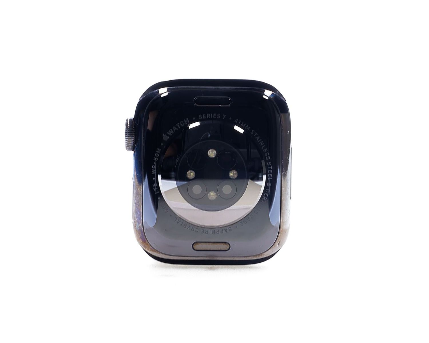 Apple Watch Series 7 2021, GPS + Cellular, Stainless Steel 41mm Graphite - Kiváló