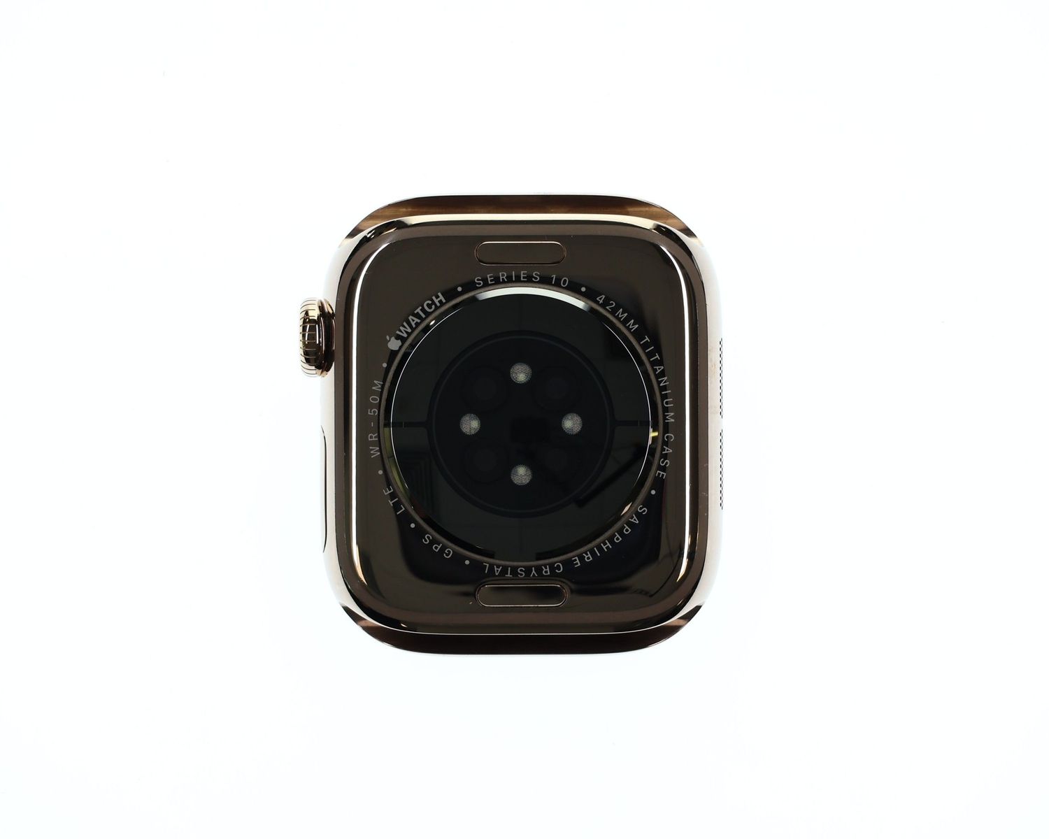Apple Watch Series 10 2024, GPS + Cellular, Titanium 42mm Gold - Újszerű