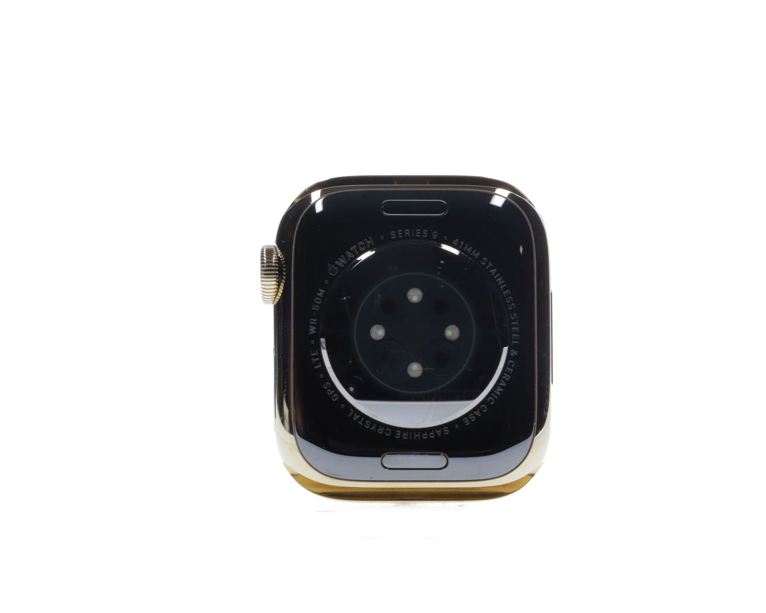 Apple Watch Series 9 2023, GPS + Cellular, Stainless Steel 41mm Gold - Като нов