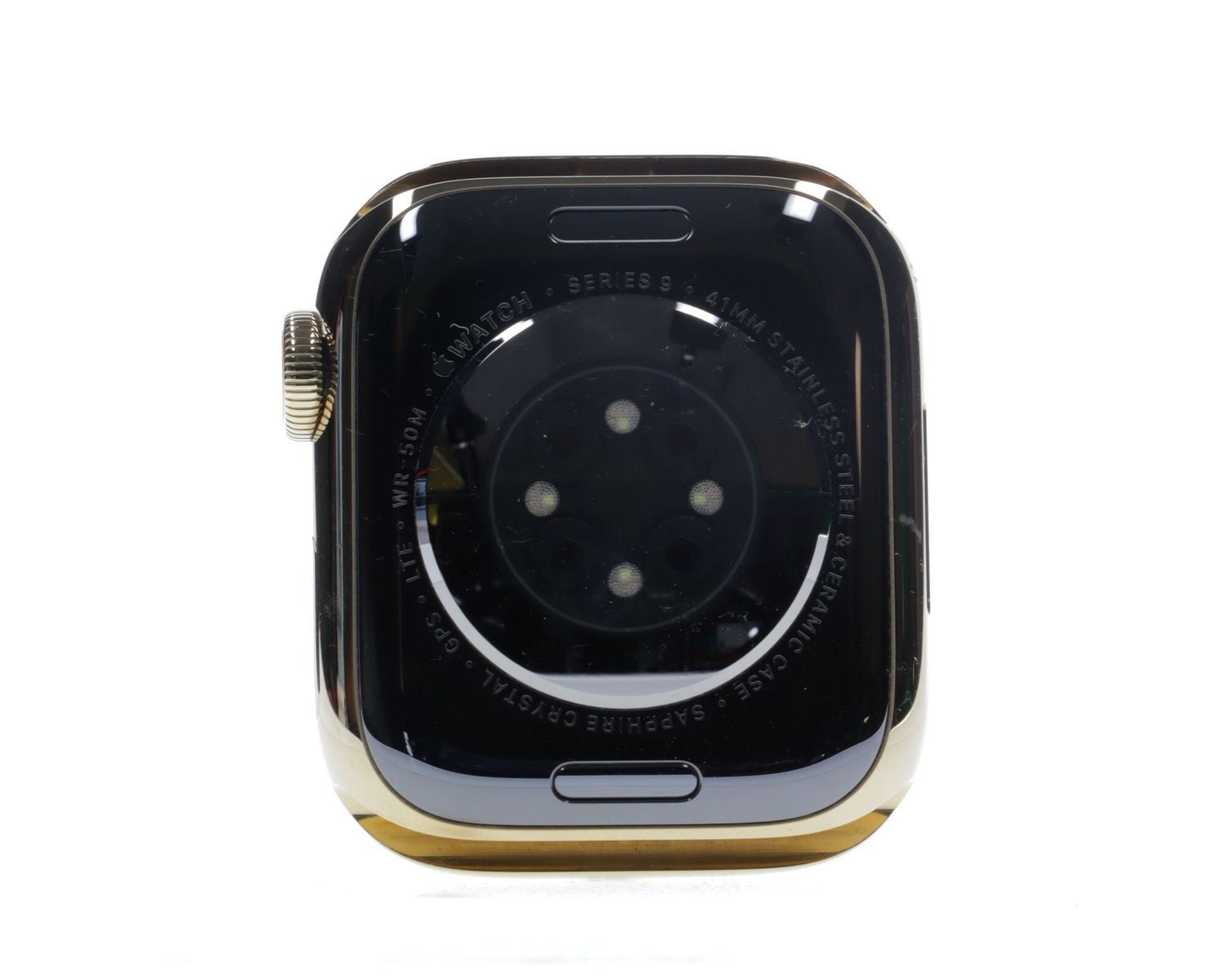 Apple Watch Series 9 2023, GPS + Cellular, Stainless Steel 41mm Gold - Kiváló