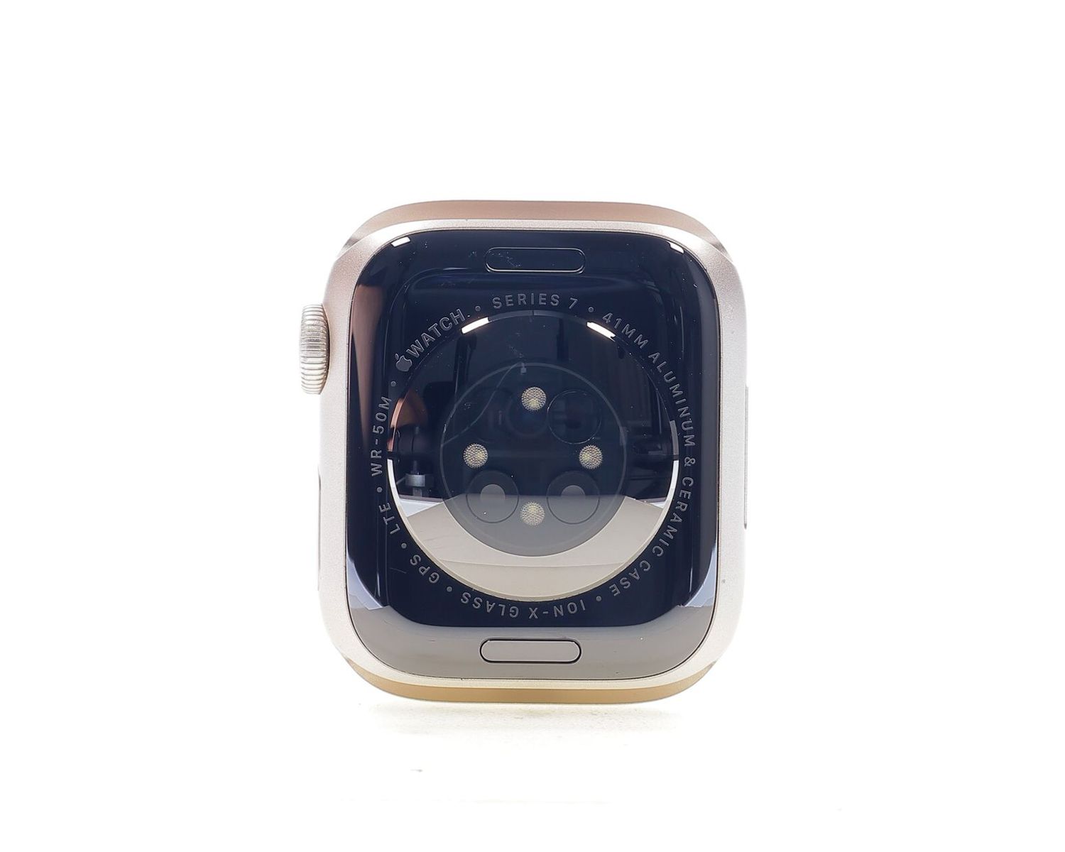 Apple Watch Series 7 2021, GPS + Cellular, Aluminium 41mm Starlight - Πολύ καλό
