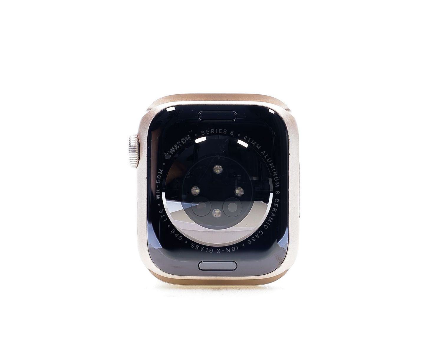 Apple Watch Series 8 2022, GPS + Cellular, Aluminium 41mm Starlight - Újszerű