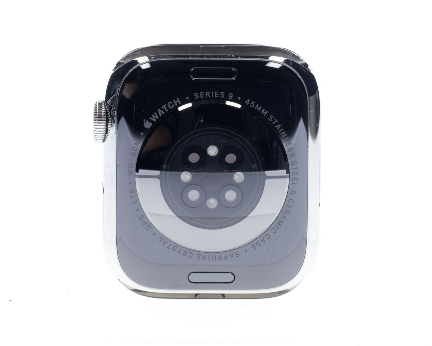 Apple Watch Series 9 2023, GPS + Cellular, Stainless Steel 45mm Silver - Excelent