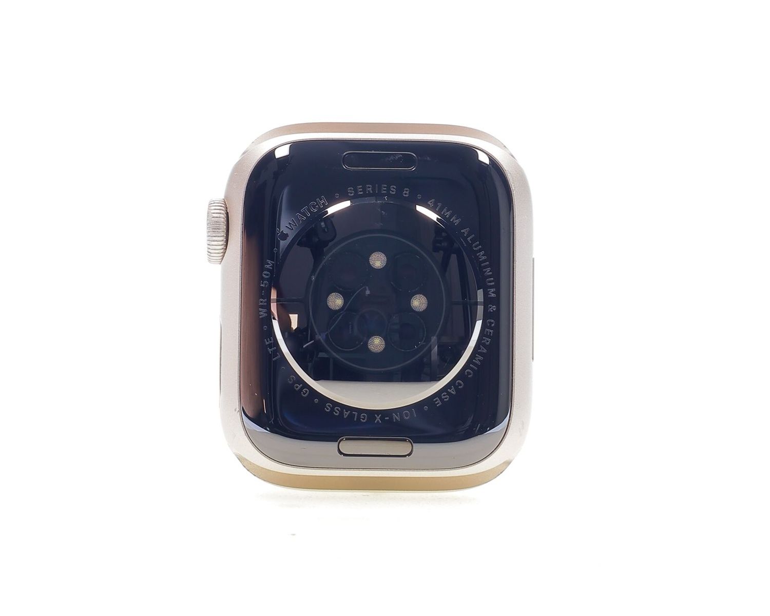Apple Watch Series 8 2022, GPS + Cellular, Aluminium 41mm Starlight - Újszerű