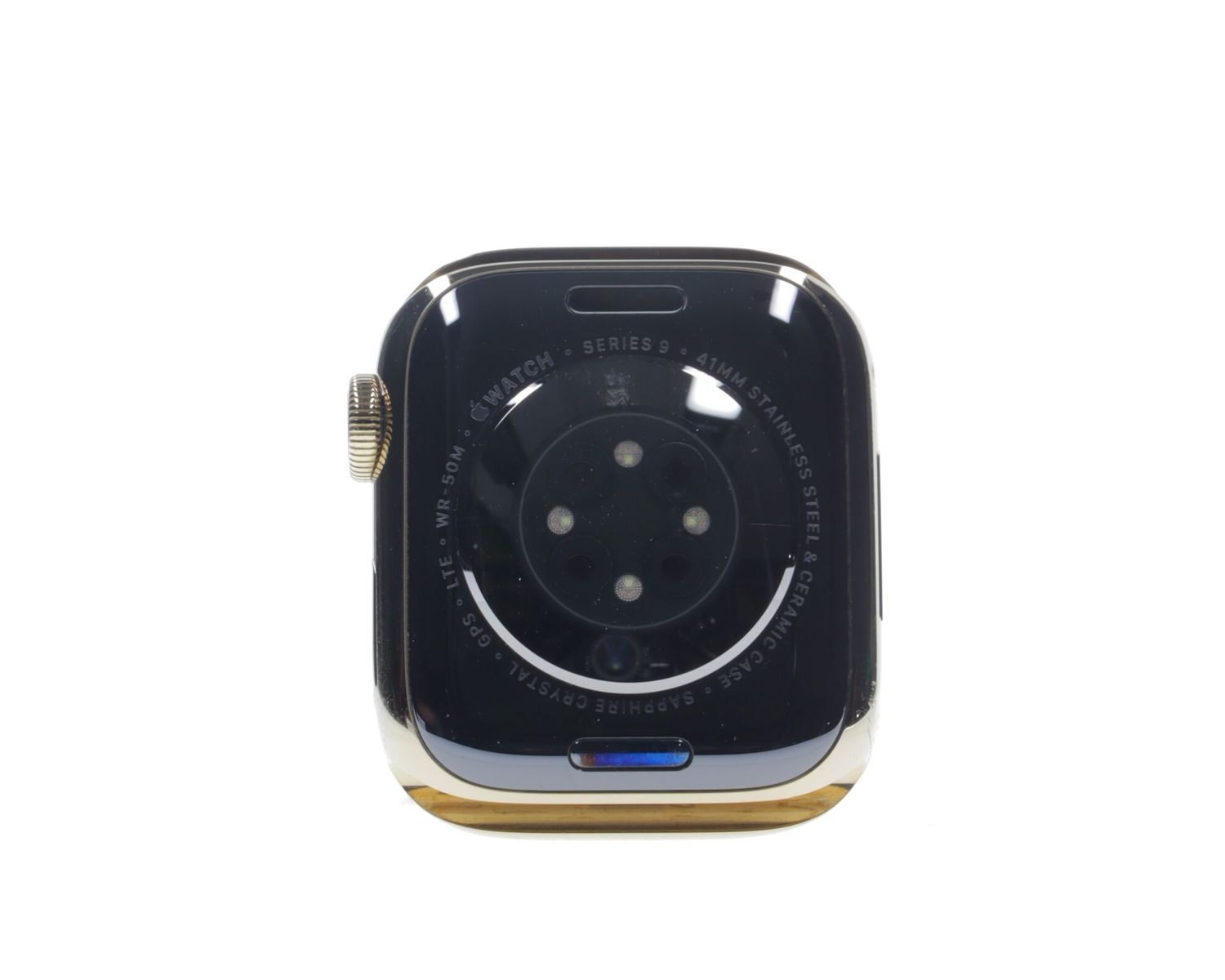 Apple Watch Series 9 2023, GPS + Cellular, Stainless Steel 41mm Gold - Като нов