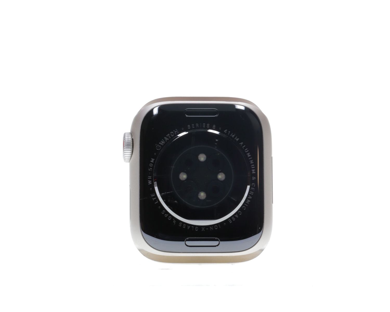Apple Watch Series 8 2022, GPS + Cellular, Aluminium 41mm Starlight - Като нов