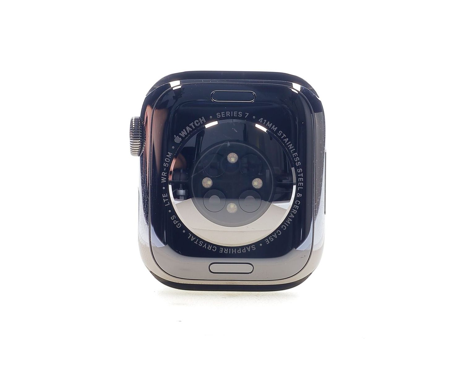 Apple Watch Series 7 2021, GPS + Cellular, Stainless Steel 41mm Graphite - Újszerű