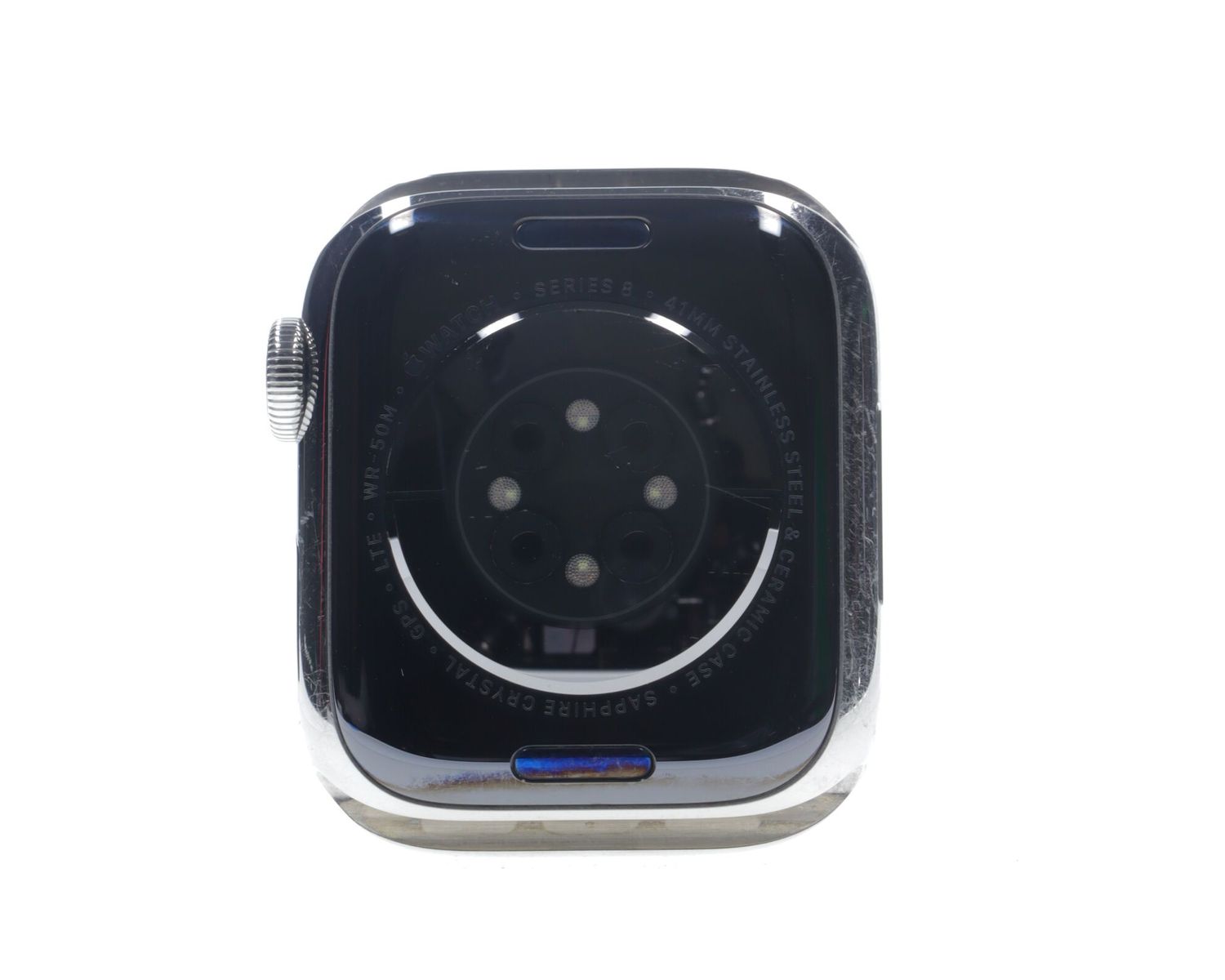 Apple Watch Series 8 2022, GPS + Cellular, Stainless Steel 41mm Silver - Excelent