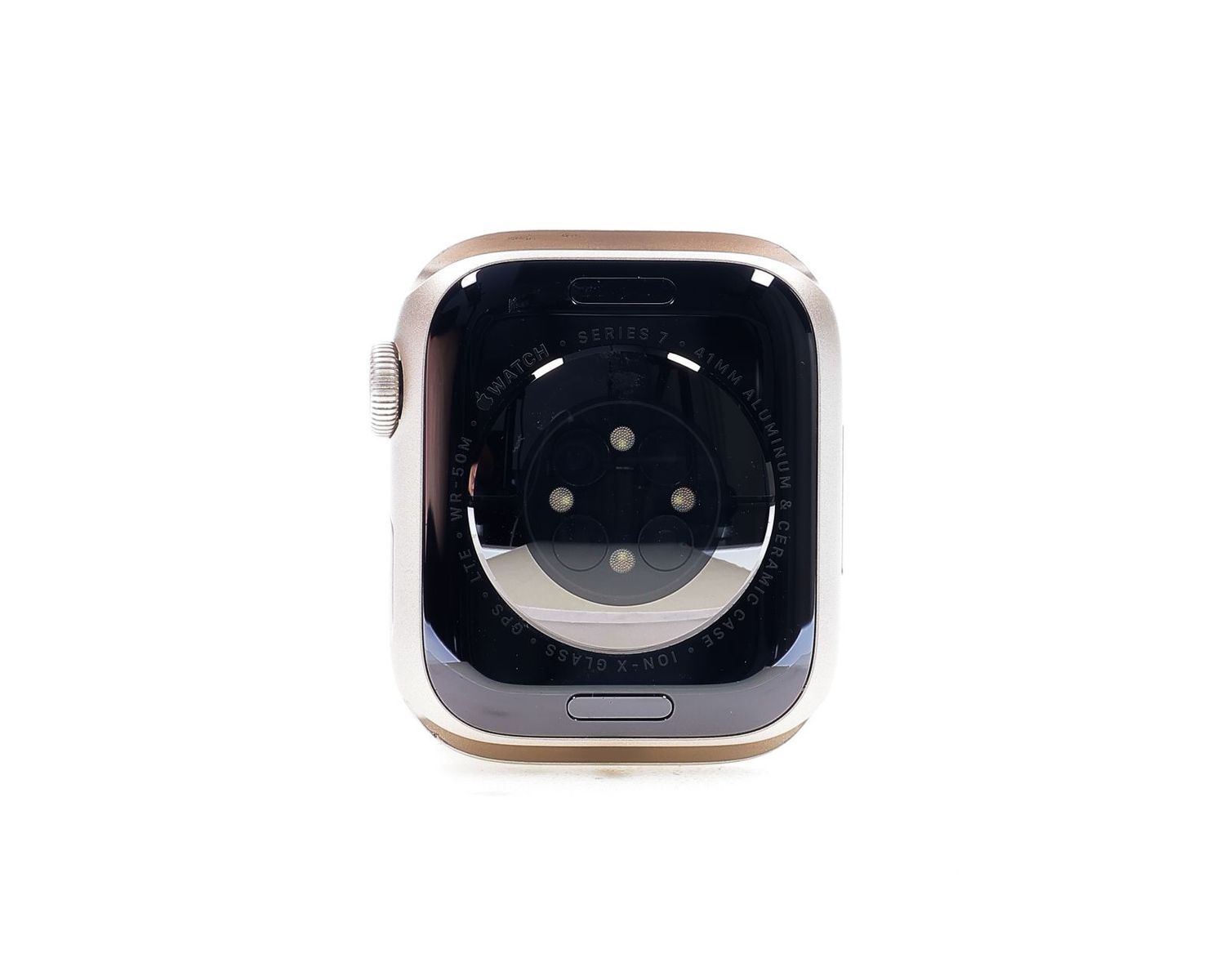 Apple Watch Series 7 2021, GPS + Cellular, Aluminium 41mm Starlight - Újszerű