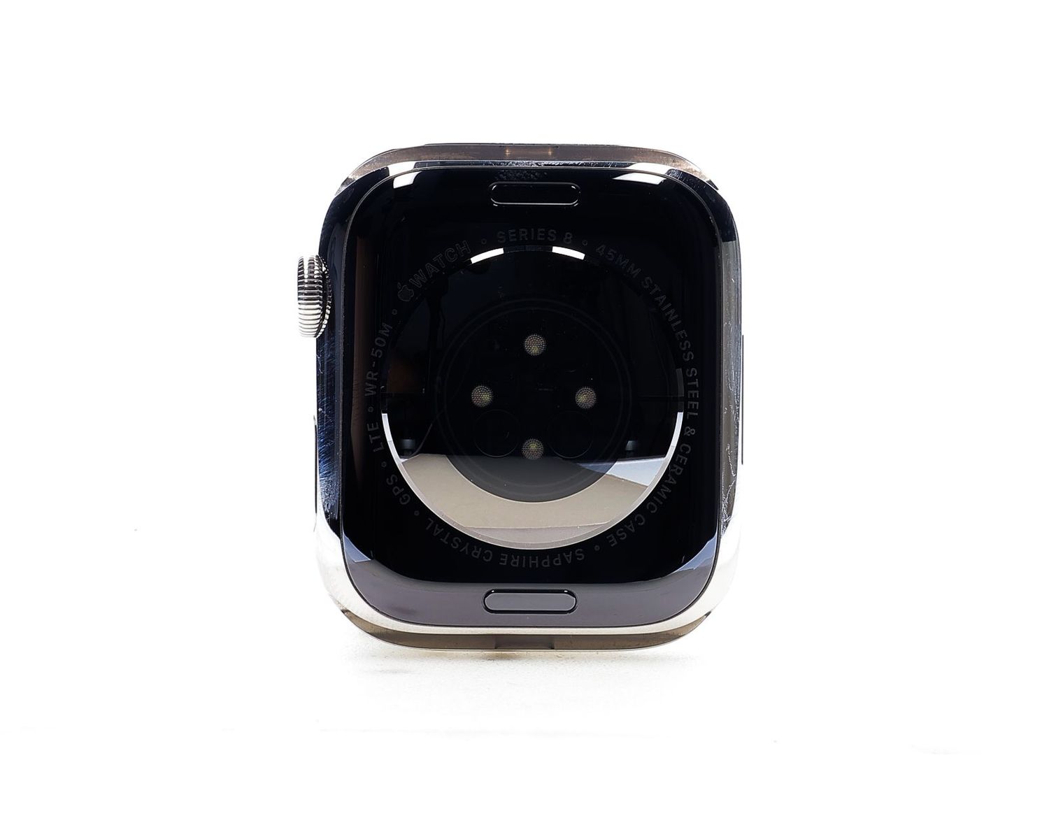 Apple Watch Series 8 2022, GPS + Cellular, Stainless Steel 45mm Silver - Като нов