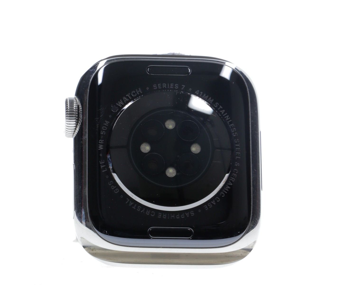 Apple Watch Series 7 2021, GPS + Cellular, Stainless Steel 41mm Silver - Excelent
