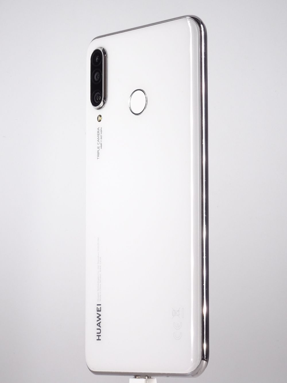 Мобилен телефон Huawei, P30 Lite Dual Sim, 128 GB, Pearl White,  Като нов