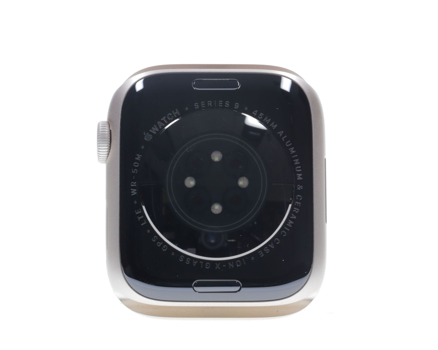Apple Watch Series 9 2023, GPS + Cellular, Aluminium 45mm Starlight - Като нов