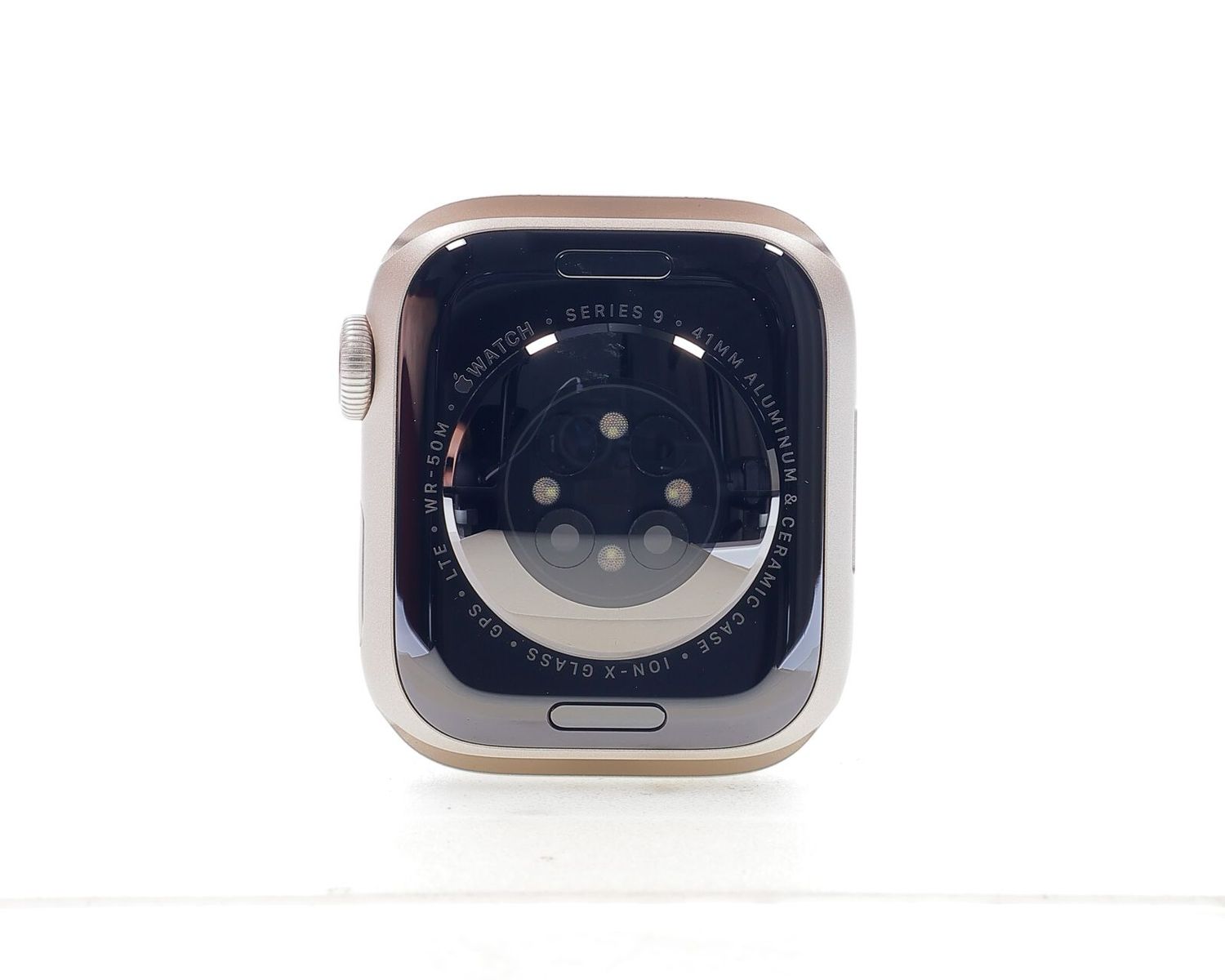 Apple Watch Series 9 2023, GPS + Cellular, Aluminium 41mm Starlight - Много добро