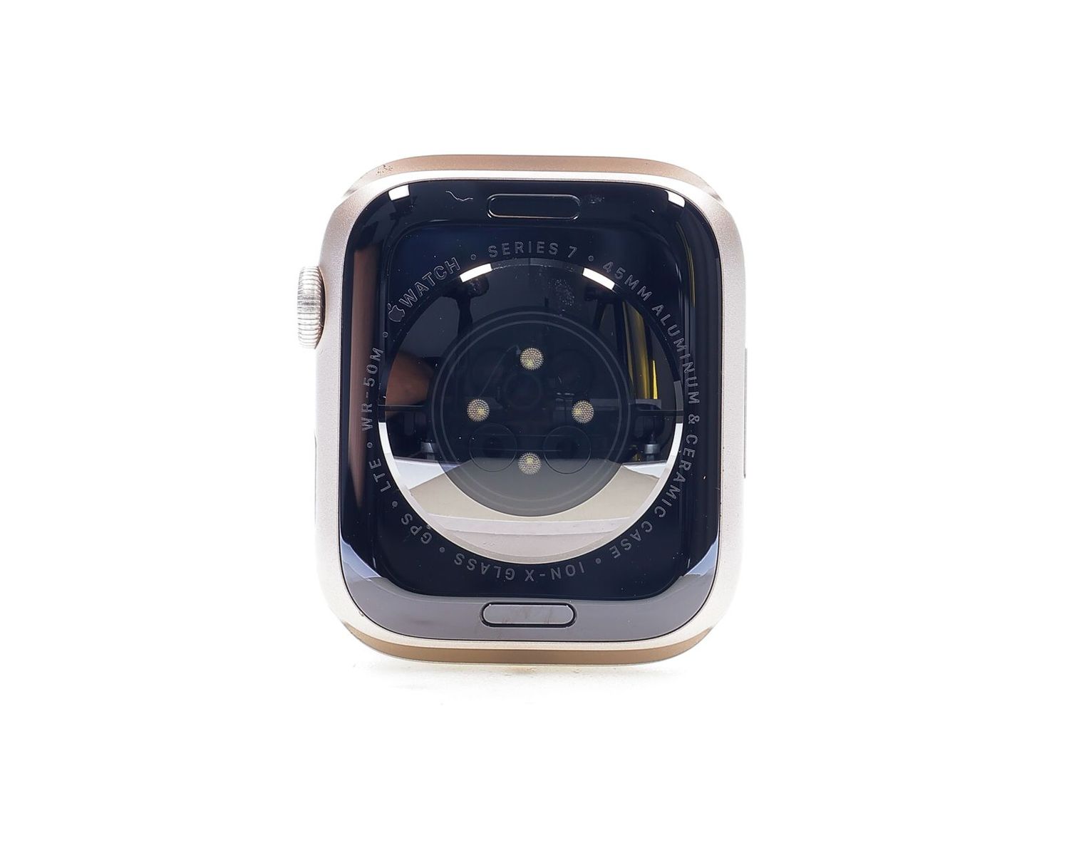 Apple Watch Series 7 2021, GPS + Cellular, Aluminium 45mm Starlight - Kiváló