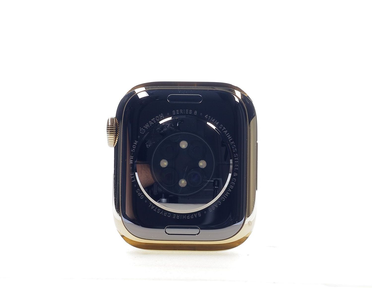 Apple Watch Series 8 2022, GPS + Cellular, Stainless Steel 41mm Gold - Ca nou