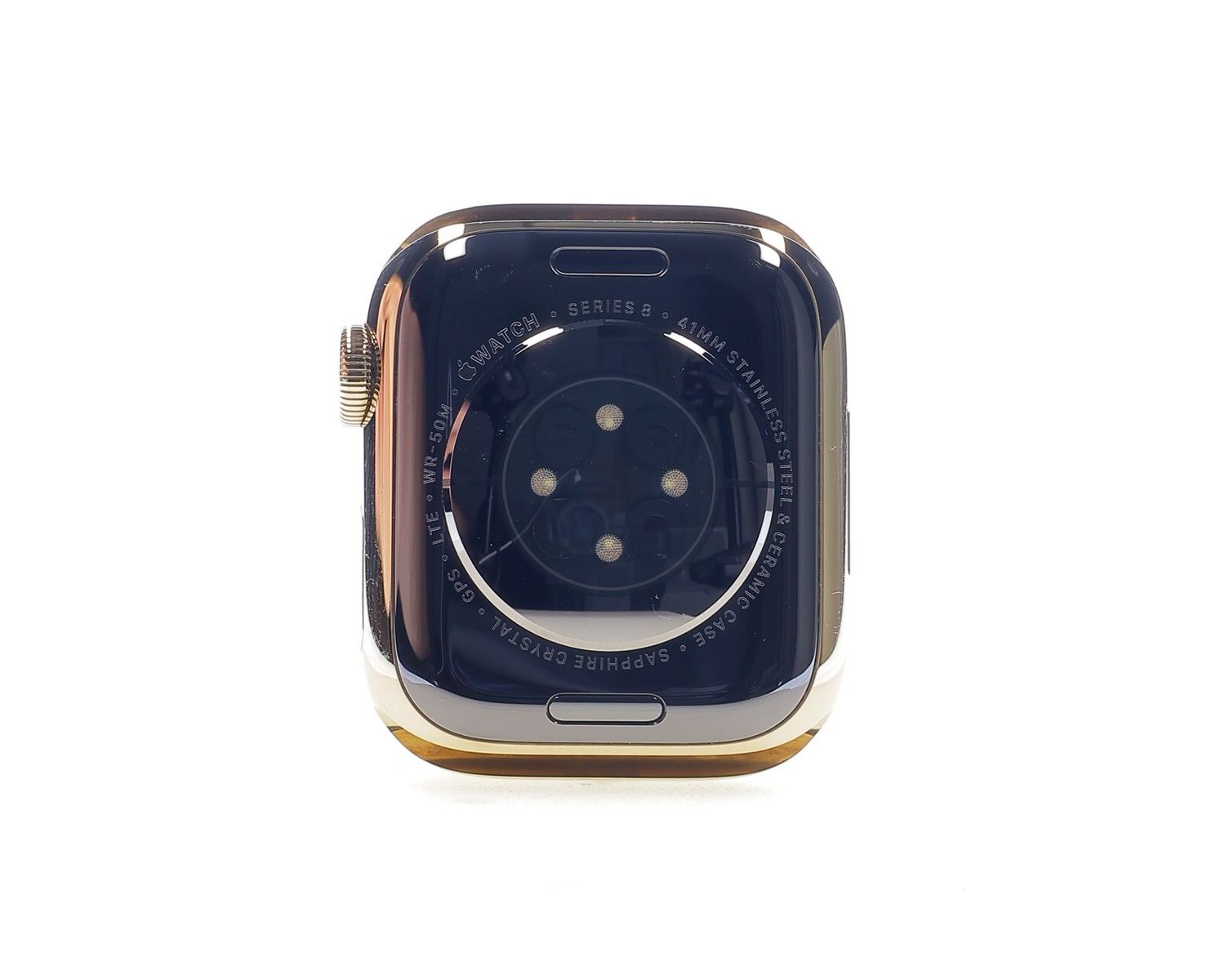 Apple Watch Series 8 2022, GPS + Cellular, Stainless Steel 41mm Gold - Újszerű