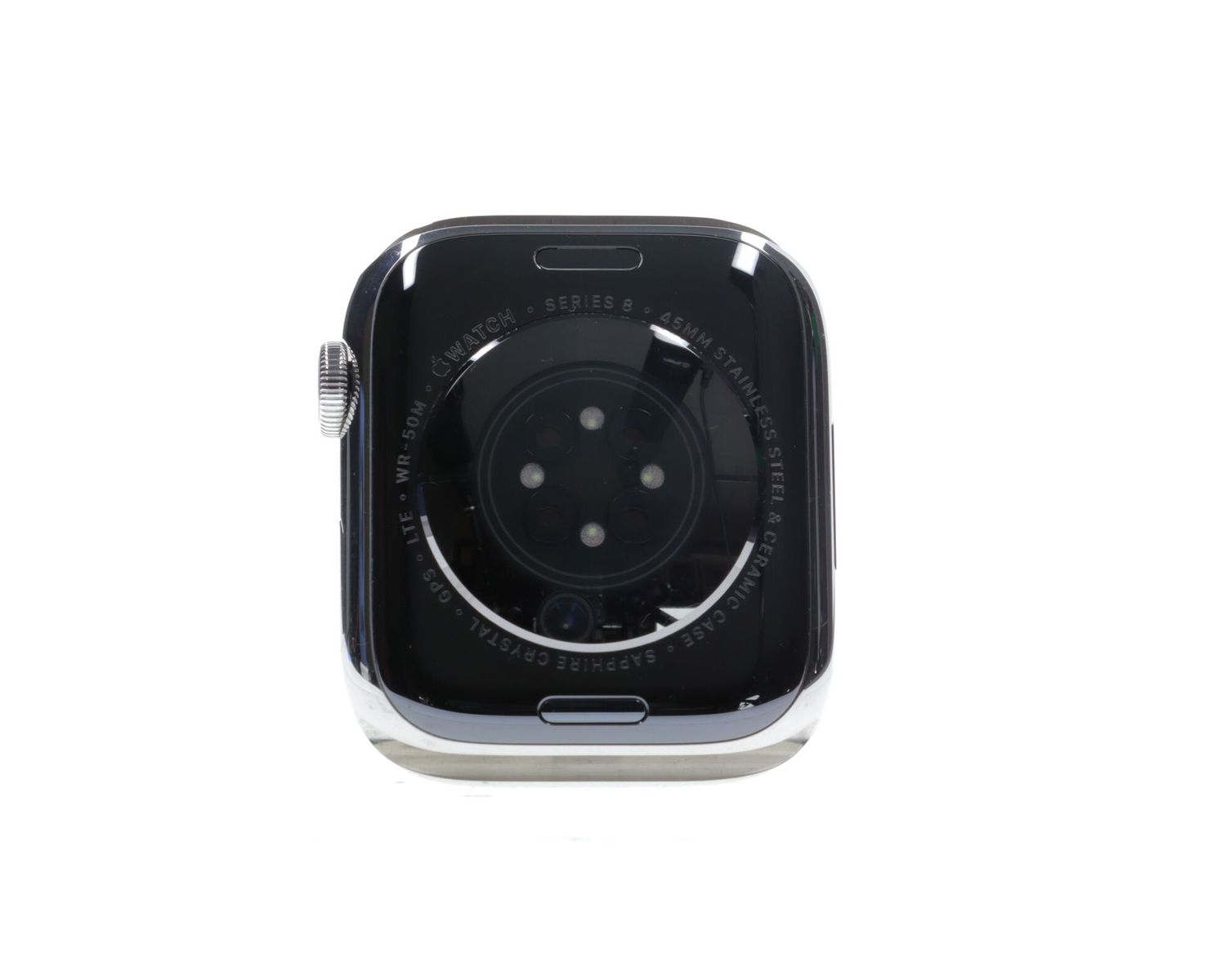 Apple Watch Series 8 2022, GPS + Cellular, Stainless Steel 45mm Silver - Като нов