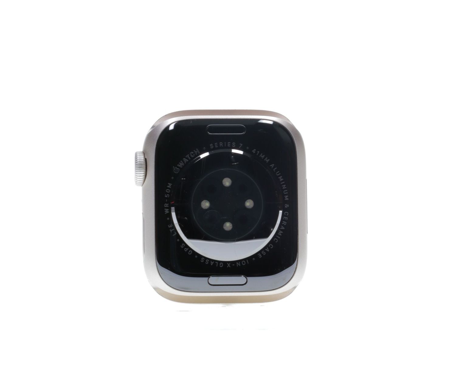 Apple Watch Series 7 2021, GPS + Cellular, Aluminium 41mm Starlight - Újszerű