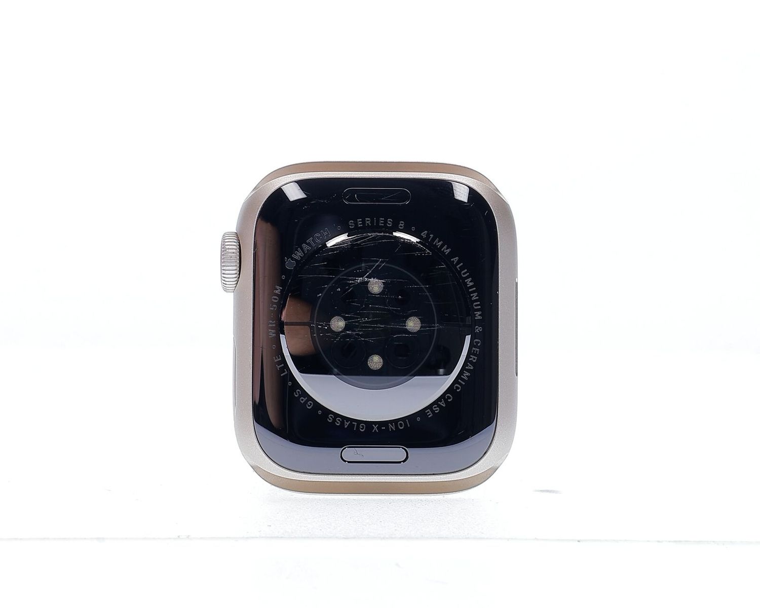 Apple Watch Series 8 2022, GPS + Cellular, Aluminium 41mm Starlight - Újszerű