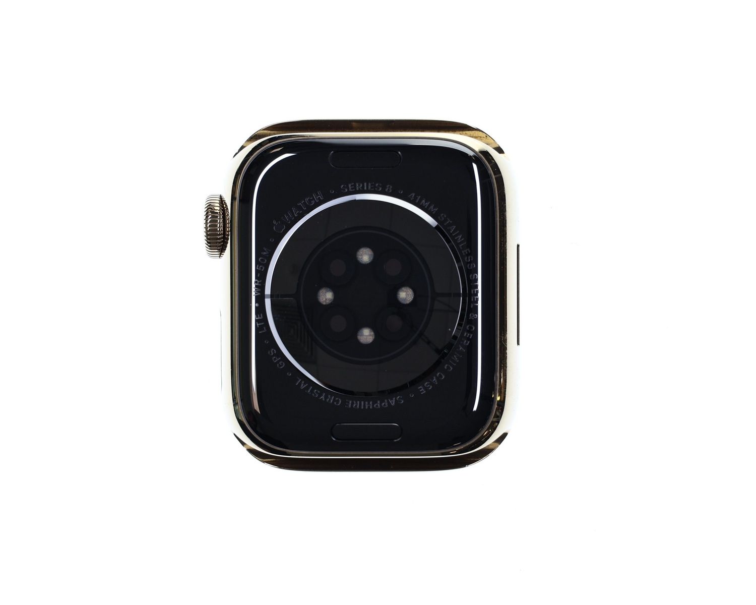Apple Watch Series 8 2022, GPS + Cellular, Stainless Steel 41mm Gold - Ca nou