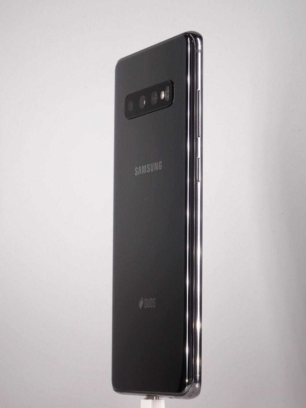 Telefon mobil Samsung Galaxy S10 Plus Dual Sim, Ceramic Black, 1 TB,  Excelent