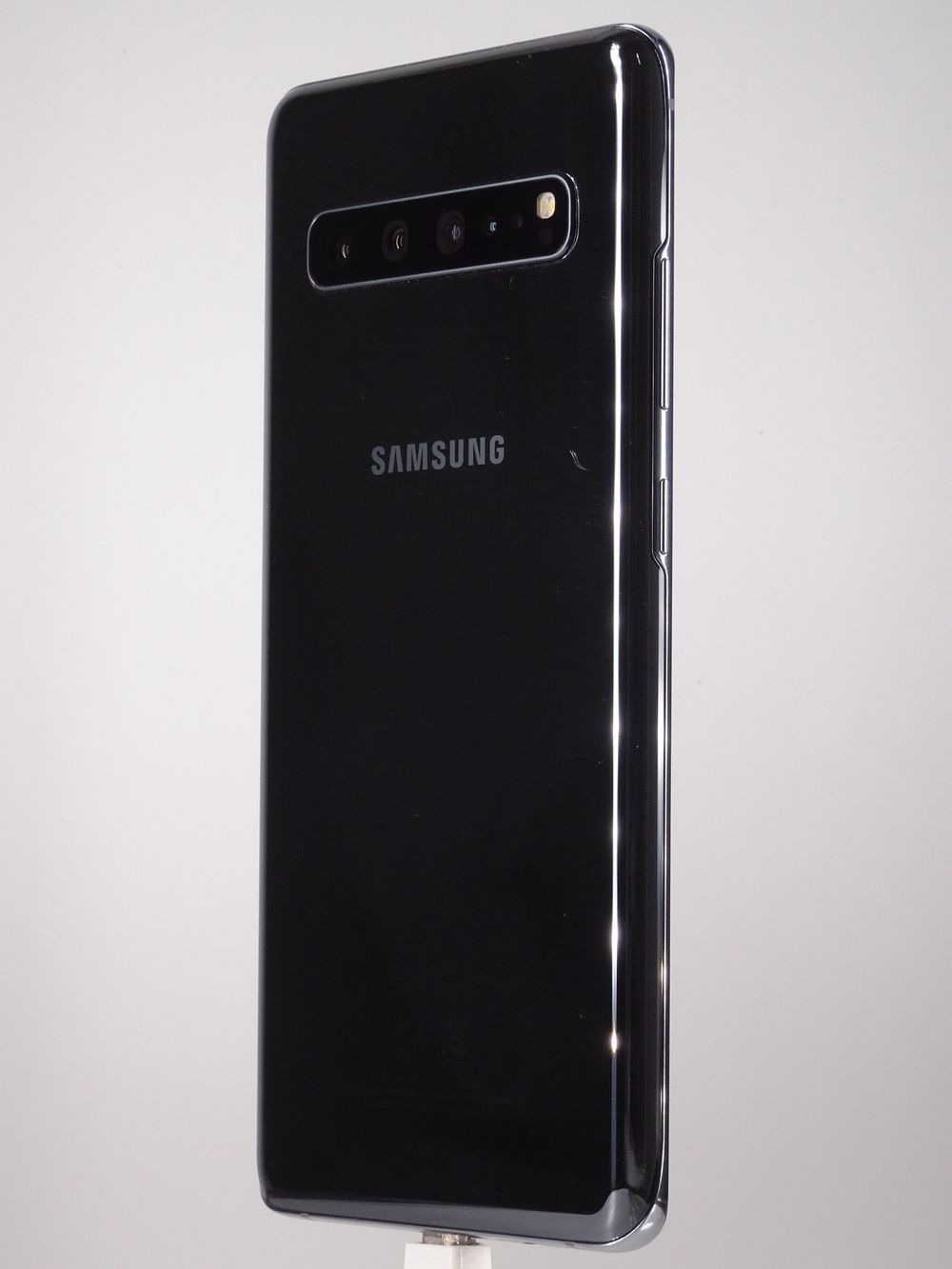 Мобилен телефон Samsung, Galaxy S10 5G Dual Sim, 256 GB, Black,  Като нов