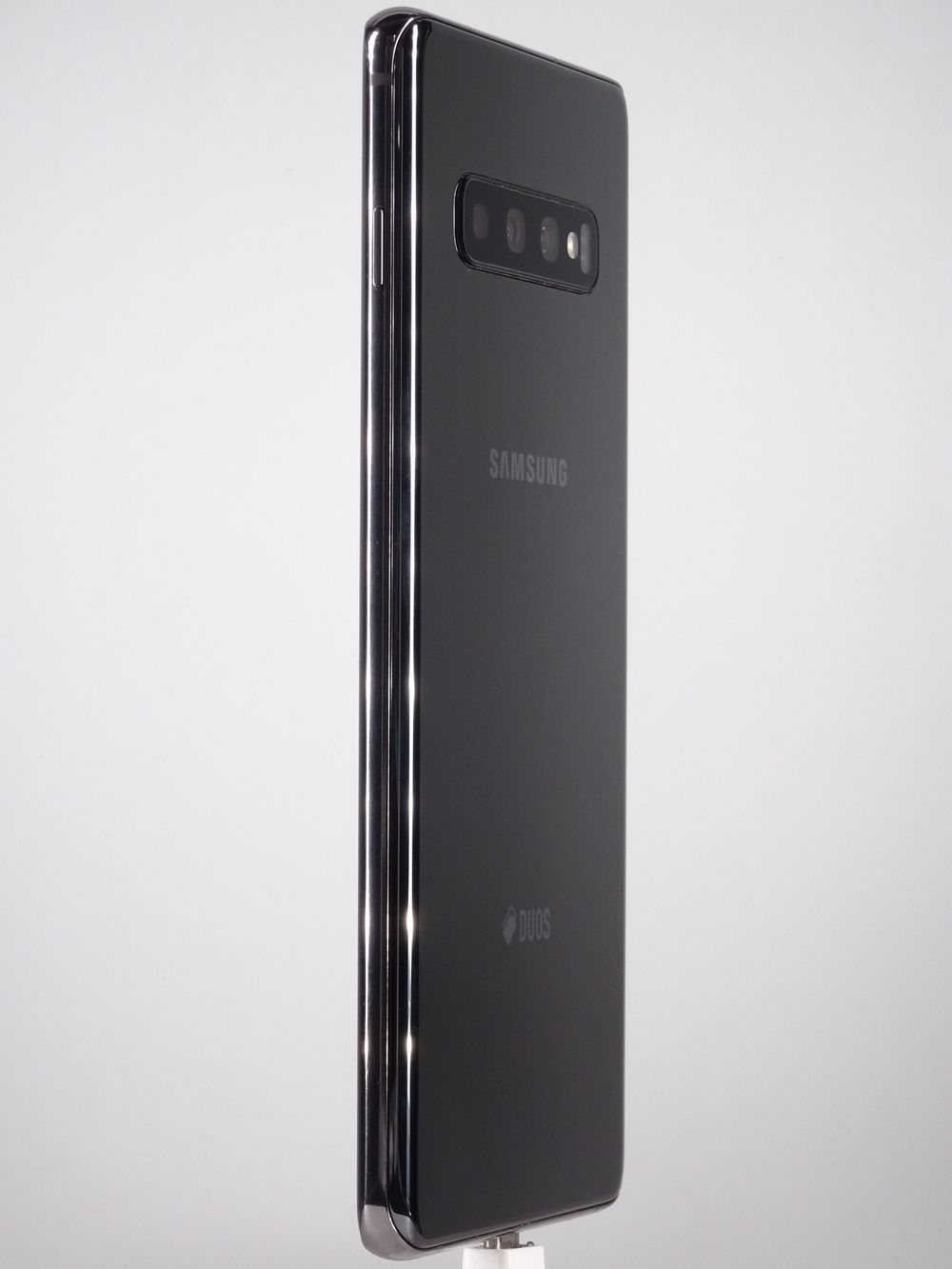 Мобилен телефон Samsung, Galaxy S10 Plus, 512 GB, Ceramic Black,  Като нов