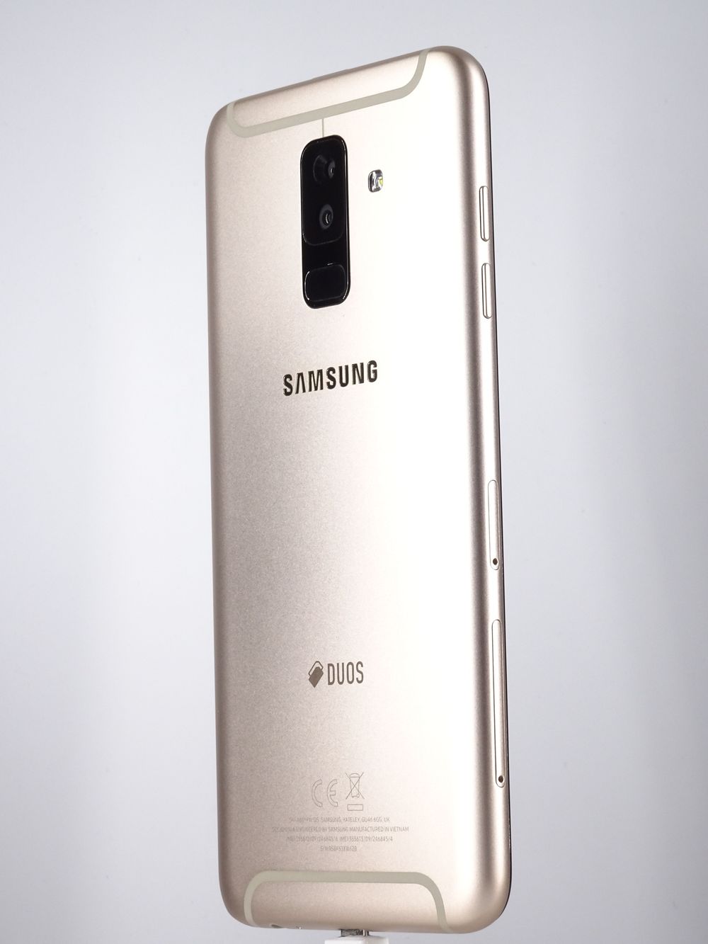 Мобилен телефон Samsung, Galaxy A6 Plus (2018) Dual Sim, 64 GB, Gold,  Като нов