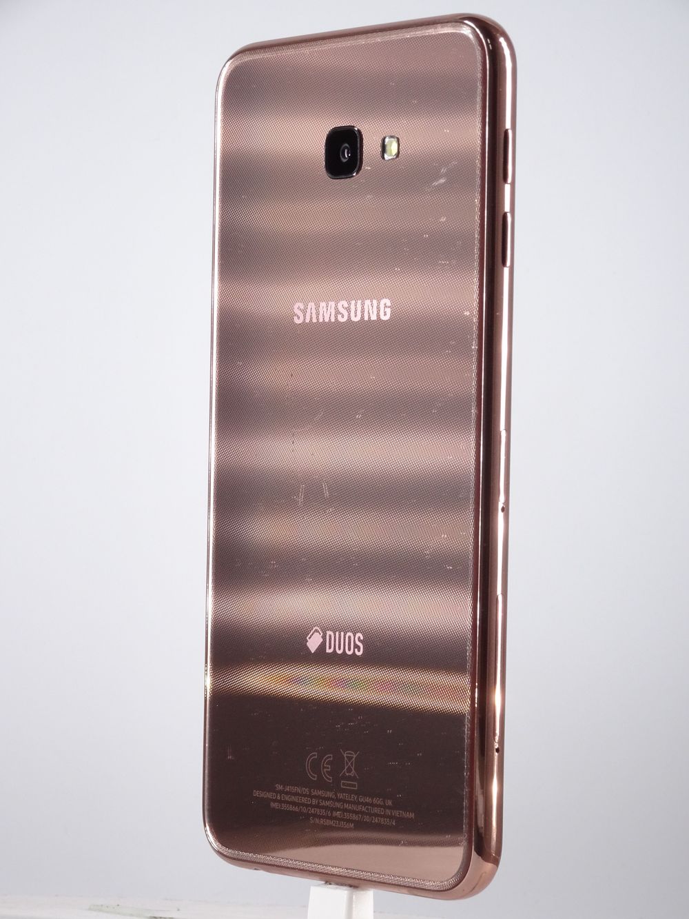 Мобилен телефон Samsung, Galaxy J4 Plus (2018), 16 GB, Gold,  Отлично