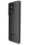 Мобилен телефон Samsung Galaxy S21 Ultra 5G Dual Sim, Black, 128 GB, Foarte Bun