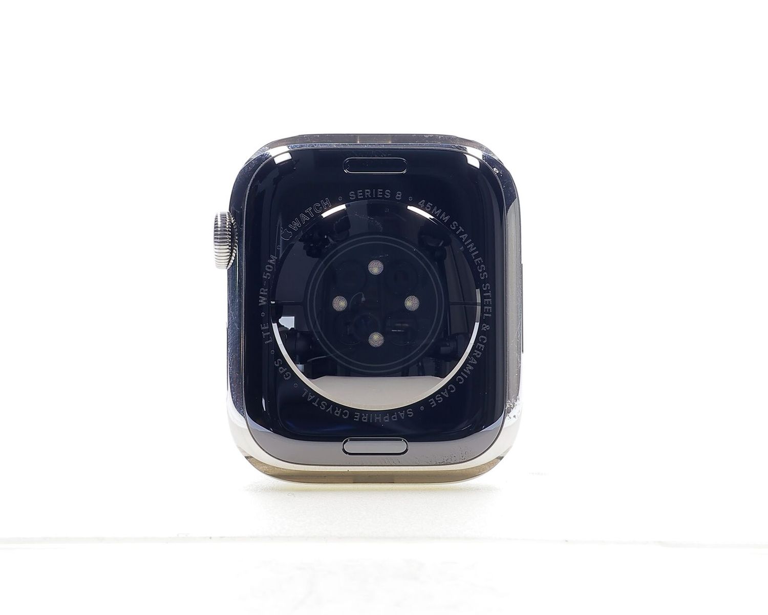 Apple Watch Series 8 2022, GPS + Cellular, Stainless Steel 45mm Silver - Kiváló
