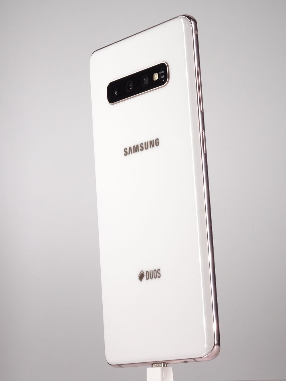Мобилен телефон Samsung, Galaxy S10 Plus Dual Sim, 1 TB, Ceramic White,  Като нов