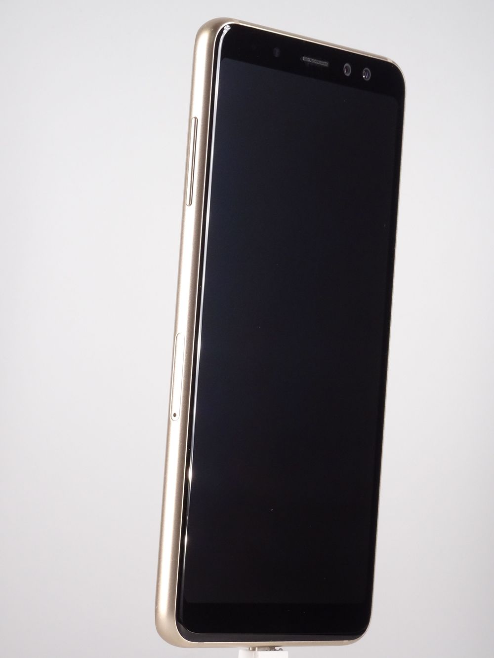 Telefon mobil Samsung Galaxy A8 (2018) Dual Sim, Gold, 64 GB,  Ca Nou
